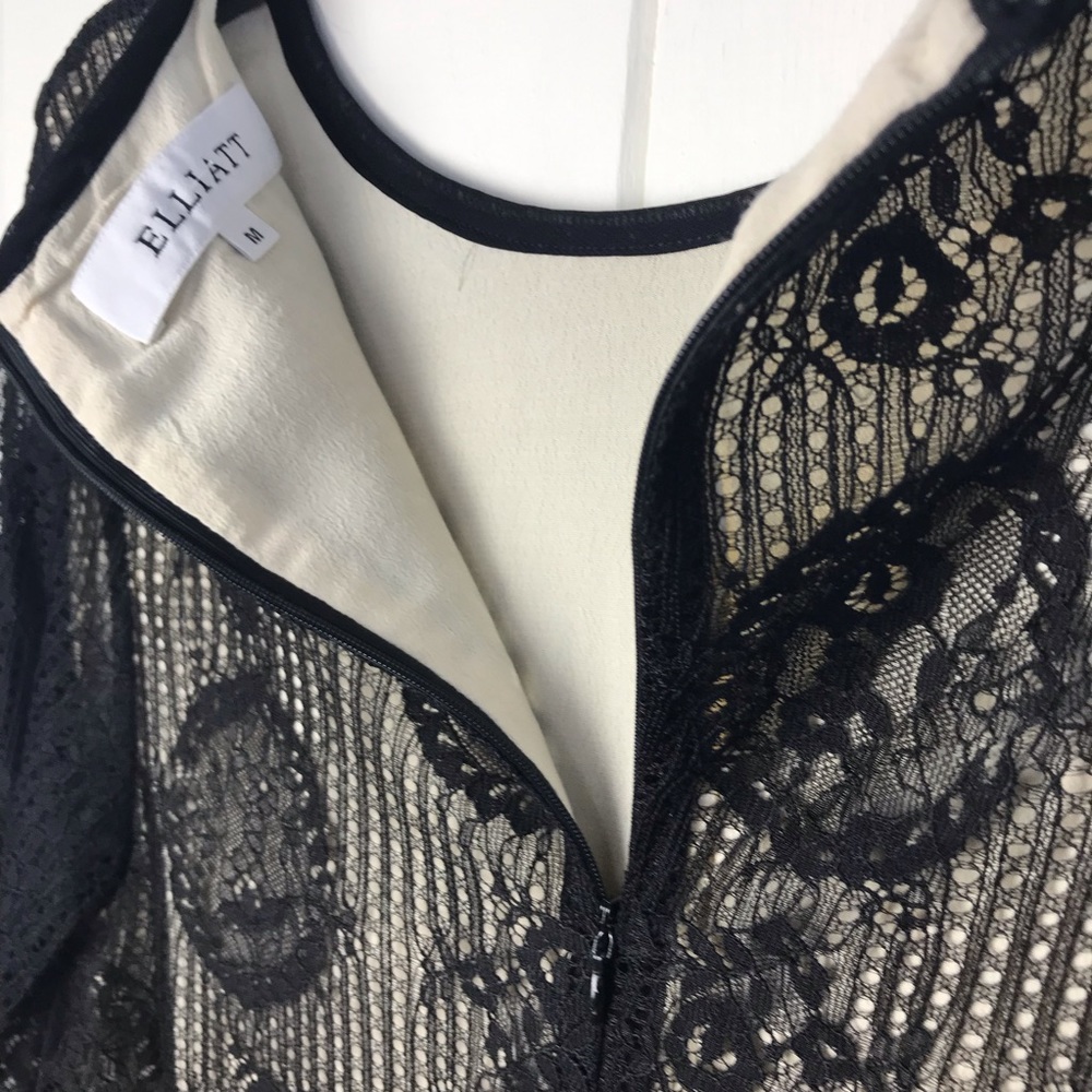 Elliatt Black Pleated Ruffle Cocktail Dress - Picture 13 of 15